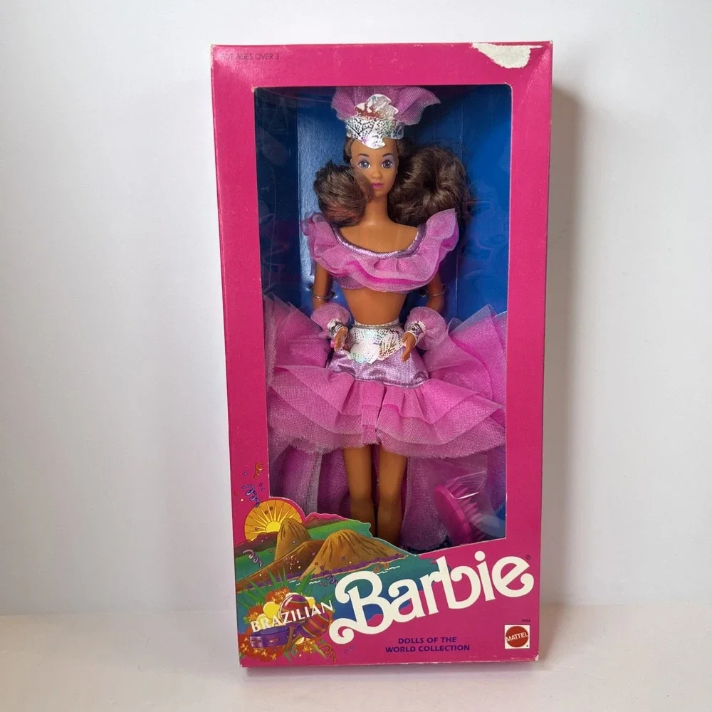 1989 Brazilian Barbie #9094 Dolls of the World NIB Vintage Mattel